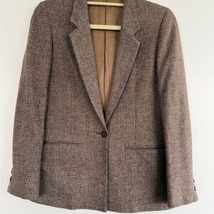 Collins & Fairbanks British Elegant Tweed Women's Blazer, Fully Lined.